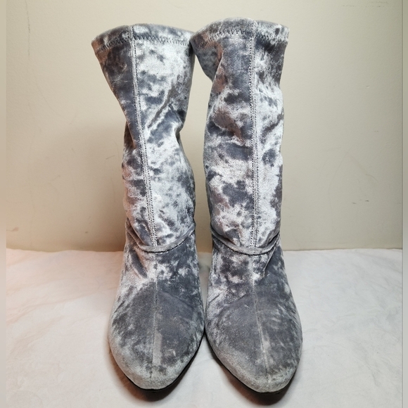 Philip Lim Aqua Velvet HighHeel Boots - Picture 6 of 15